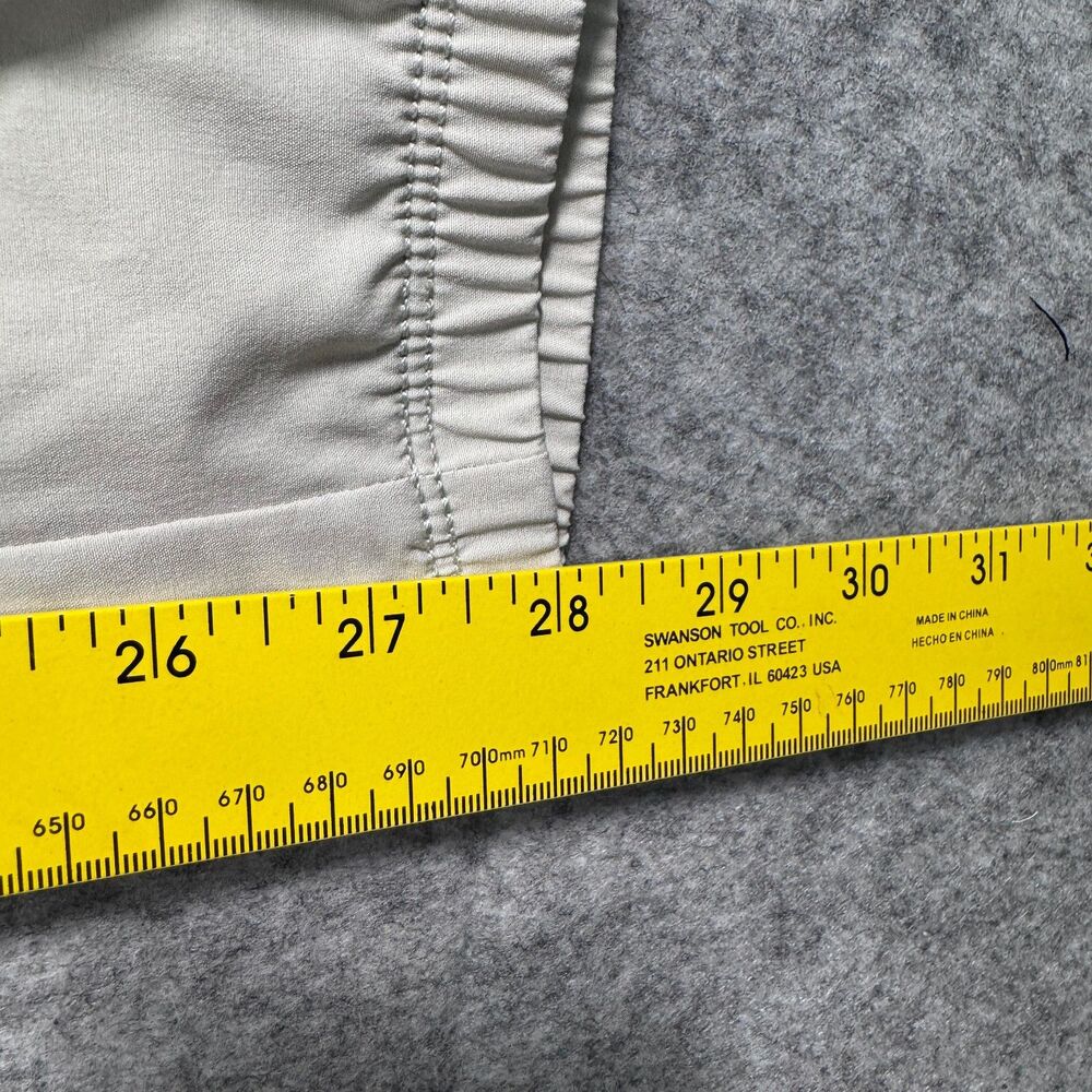 Vuori Kore Lined Joggers Mens Medium 32x28 Beige Elastic Waist Drawstring Pants - Picture 6 of 14